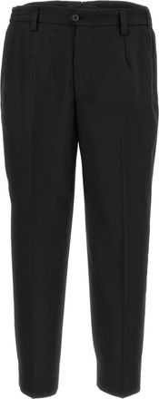 BRIGLIA 1949 Tropical Wool Pleated Regular-Fit Pants