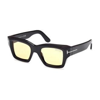 Tom Ford Ilias Zonnebril - unisex - Accessoires - Zwart - Maat: 50 MM Zijde