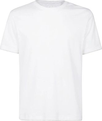 Eleventy T-Shirt Girocollo - Heren - T-shirts - Grijs - XL - Katoen - Tops