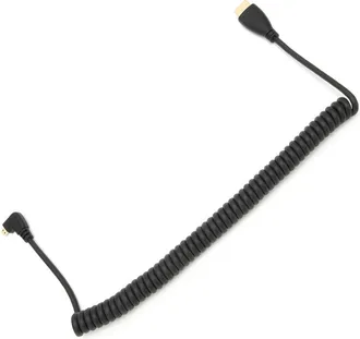 OEM Cable De Extensi&oacute;n Hdmi Chapado En Oro Con Bobinado En Espiral, Transmisi&oacute;n De Se&ntilde;al Hdmi De Alta Velocidad, Blindaje Contra Interferencias Electromag