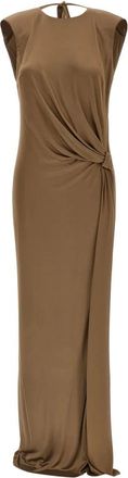 Elisabetta Franchi Mujer, Vestidos, Beige, Talla: S