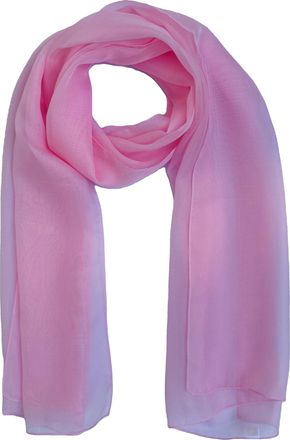 Generic la peach fashion Ladies Long Soft Feel Plain Chiffon Scarves Wrap Stole Neck Scarf Womens Populal Plain Choir Group Scarf Size 150cm X 45cm (Pink)