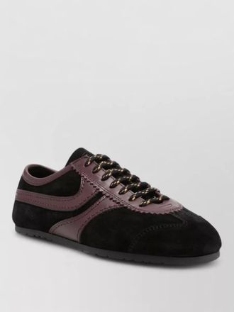 Dries Van Noten leather low-top sneakers