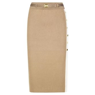 Elisabetta Franchi Donna, Gonne, Beige, M, new