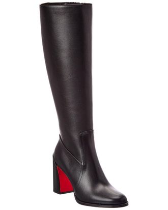 Christian Louboutin Iranina 85 Leather Knee-High Boot