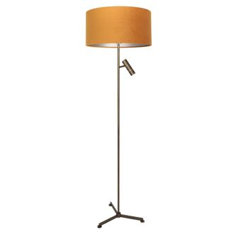 Steinhauer Steinhauer - L&aacute;mpara De Pie - Stang - Bronce - Metal Textil