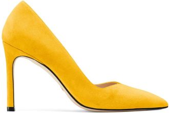 Stuart Weitzman Anny Pumps - Dames - Pumps - Geel - 34 1/2 EU - Leer - Schoenen