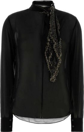 Isabel Marant Elaura Top - Dames - Blouses - Zwart - XS - Overhemden