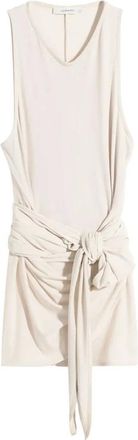 Christophe Lemaire Sleeveless Tops, female, Beige, Size: M Sleeveless Wrap Top