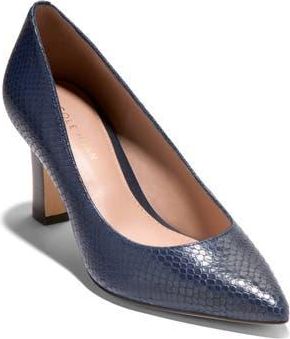 Cole Haan Mylah Snakeskin Embossed Pump in Midnight Moon Snake Print at Nordstrom Rack, Size 5