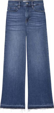 Frame Denim Le Slim Palazzo Jeans In Jetty