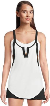 Free People Movement Batter Up Tank Top Womens White Activewear GBO3660