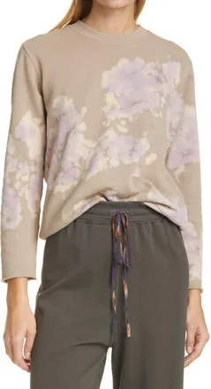Raquel Allegra Tie Dye Sweatshirt in Taupe Lilac Tie Dye at Nordstrom, Size 0