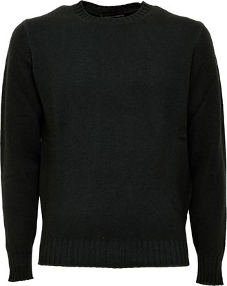 FILIPPO DE LAURENTIIS Wool Cashmere Ribbed Crewneck Sweater
