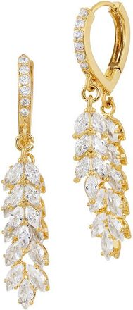 Savvy Cie Jewels Cz Dangle Earrings