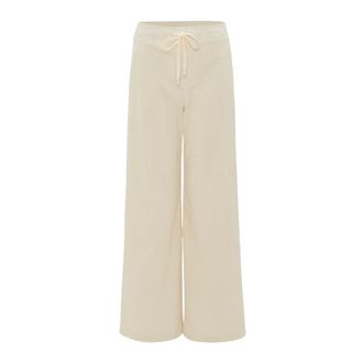 OPUS Flared broek - Dames - Broeken - Beige - Maat: L