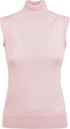 Sportmax Ardenza Turtleneck Trui - Dames - Coltruien - Roze - S - Wol - Truien & Vesten