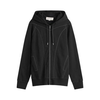 Alexander McQueen Heren, Sweatshirts & Hoodies, Zwart, Maat: M