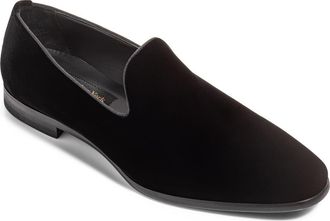 To Boot New York Wesley Smoking Shoe in Velluto Nero at Nordstrom, Size 10.5