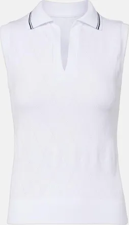 Varley Marit argyle polo shirt