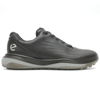 Ecco Ecco Golf LT1 Leather Womens Low Top Trainers - Black - Size:UK 6.5-7