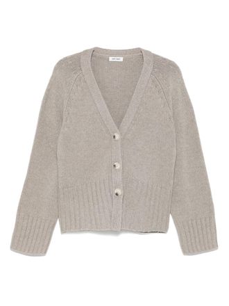 Soft Goat Cashmere V-Necked Cardigan-Donna