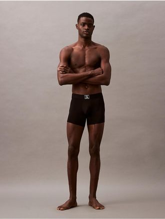 Calvin Klein Mens CK Established Boxer Brief - Black - XL
