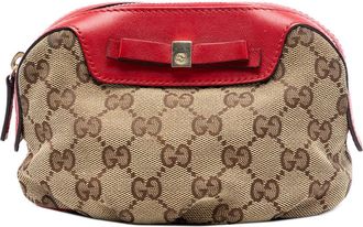 Gucci Pre-owned Gucci GG Canvas Multi Ribbon Pouch Ladies O2SNYA0D4A2NHJ9X
