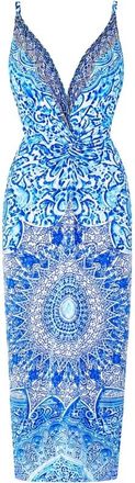 Camilla Dames, Jurken, Blauw, Maat: XS