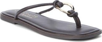 Matisse Footwear Mission Flip Flop in Dark Brown Leather at Nordstrom, Size 11