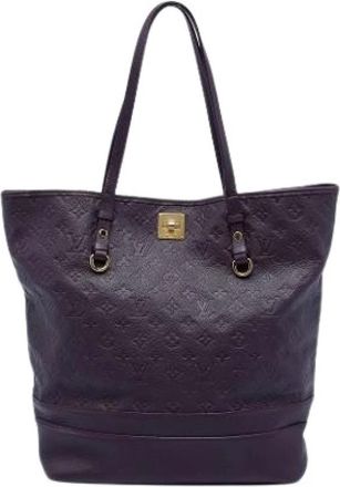 Louis Vuitton Pre-owned Citadine PM - Dames - Vintage Shopper - Paars - ONE Size - Leer - Vintage