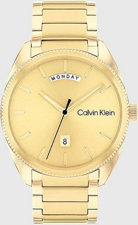 Calvin Klein Reloj de pulsera con esfera de rayos de sol