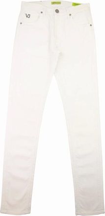 Versace Mens Versace Jeans Skinny Fit Logo Jeans White - Size: 32/32