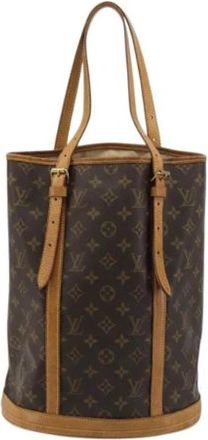 Louis Vuitton Pre-owned Bucket Bag - Dames - Vintage Tas - Bruin - ONE Size - Leer - Vintage