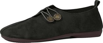 Generic Womens Flats Wide Width Casual Walking Shoes Round Toe Stylish Lightweight Comfortable Slip On Pumps Shoes Work Leisure Shopping Black