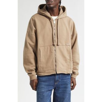 Dolce & Gabbana Cotton Full Zip Hoodie in M0160 Corda 1 at Nordstrom, Size X-Large