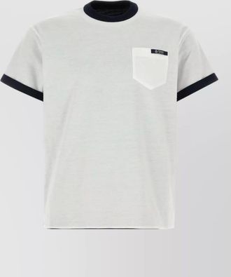 Prada reversible cotton t shirt chest pocket