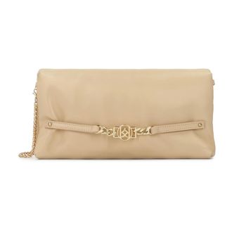 Kazar Zachte handtas - Dames - Clutches - Beige - ONE Size - Leer - Tassen