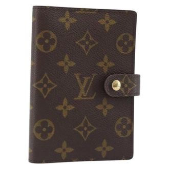 Louis Vuitton Pre-owned Wallets, female, Brown, Size: ONE SIZE Pre-owned Day Planner Cover
