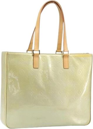 Louis Vuitton Pre-owned Tote Bags, female, Beige, Size: ONE SIZE Pre-owned Vintage Leather Tote Bag