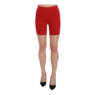 Pinko Mid Waist Mini Short - female - PINKO - Casual Shorts - Red - XS - Shorts