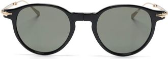 Montblanc Occhiali da sole tondi - Nero