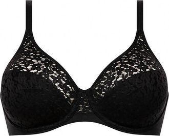 Chantelle Womens Norah Soft Comfort Unlined Underwire Bra In Black