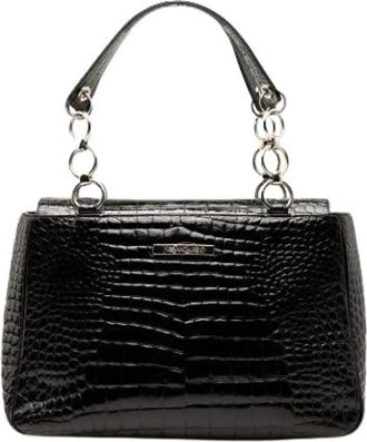 Saint Laurent Pre-owned Handbags, female, Black, Size: ONE SIZE Pre-owned Vintage Handbag