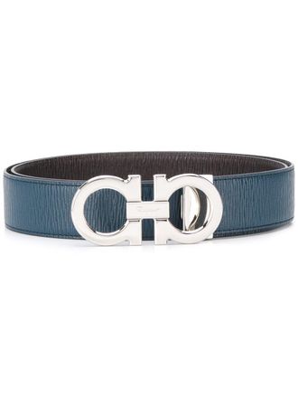 Ferragamo Gancini buckle belt - Blue