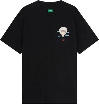 Flaneur Fl&acirc;neur, Tops, Heren, Zwart, XL, Katoen, A&eacute;ronautique T-Shirt