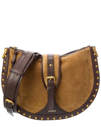 Isabel Marant Oskan Suede & Leather Shoulder Bag