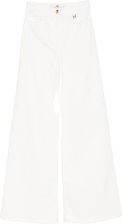 Elisabetta Franchi denim jeans met uitlopende pijpen