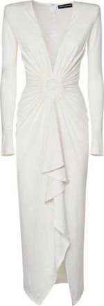 Alberto Audenino Dames, Jurken, Wit, Maat: XS Jersey