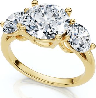 Pompeii3 Certified 3 1/2Ct Diamond Engagement Ring Lab Grown